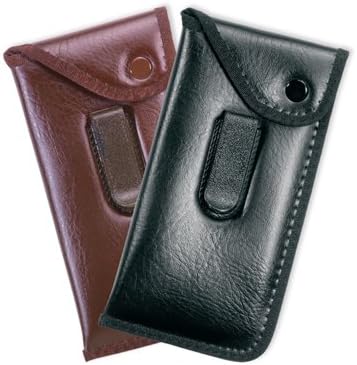 Mouse over image to zoom Have one to sell? Sell it yourself Economy Eyeglass Clip case with Flap Snap button velcro clousure (Brown)
