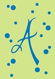 Monogram Polka Dot Garden Size Flag