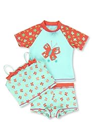 Butterfly Print Vest & Tankini