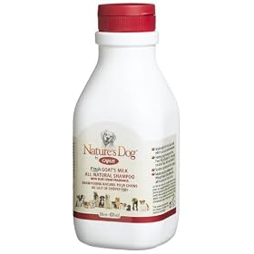 Nature's Dog By Canus Fresh Goat's Milk All Natural Shampoo, Blue Cedar Fragrance, 16-Ounce HDPE Bottles (Pack of 2)
