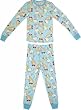 Hello Kitty - Faces and Rainbow Hearts All-Over Thermal Knit L/S PJ Set for women