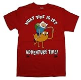 Adventure Time What Time Is It Finn And Jake Cartoon T-Shirt Tee