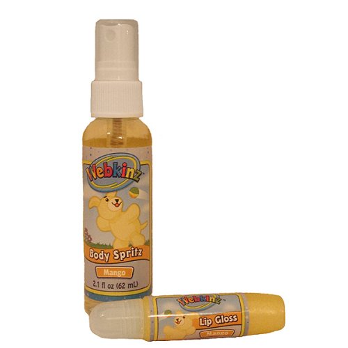 Webkinz Body Spritz and Lip Gloss- Mango