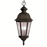 Kichler Cadiz Outdoor 3 Light Pendant Fixture Distressed Black