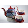 Teeservice 6-teilig - Teekanne,Teetasen und St�vchen - beautiful coast - Original Jameson & Tailor 3773