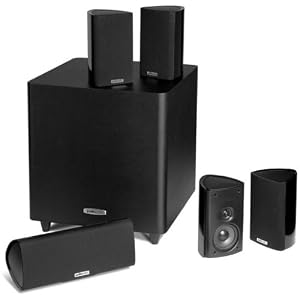 Polk Audio RM705 5.1 Home Theater System (Set of Six, Black)