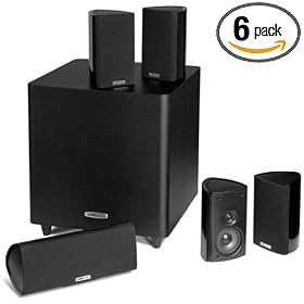 Polk Audio RM705 5.1 Home Theater System (Set of Six, Black)