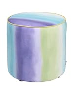 APOLENA Fodera Pouf (Morado/Verde/Cielo)