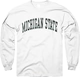Michigan State Spartans White Arch Long Sleeve T-Shirt