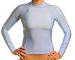 Women's UV Rash Guard Shirt - L/S Carolina Blue