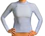 Women's SPF 50+ Carolina Blue Long Sleeve Rash Guard