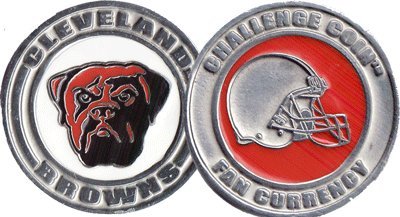 NFL Cleveland Browns Challenge Coin Poker Card Cover