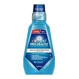 Crest Pro-health Multi-Protection Alcohol Free, Clean Mint/Clear Mint (Package may vary), 1-liter Bottles (Pack of 3)