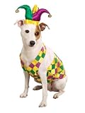 Mardi Gras Dog Costume - Mr. Jester Dog Costume - Medium