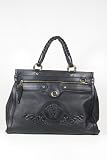 Versace Handbags Large Black Leather DBFC803