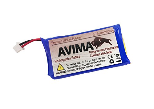 Replacement Rechargeable Battery Compatible with Plantronics CS50 CS50-USB CS55 CS55H CS60-USB CS351 Avaya AWH-55 Replaces Plantronics 64327-01 64399-01 64399-03 65358-01