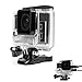 SHOOT Wire Connectable Skeleton Protective Side Open Housing Case Shell Cover with Lens for Gopro Hero 3+ 4 Camera