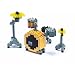 nanoblocks Drum Set MC (Yellow and Grey)
