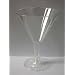 NEW - 20 x CLEAR PLASTIC MARTINI COCKTAIL WINE GLASSES - Perfect for any Party
