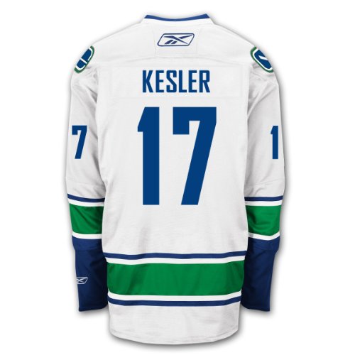 Ryan Kesler Vancouver Canucks Reebok Premier Replica Road NHL Hockey Jersey Size L