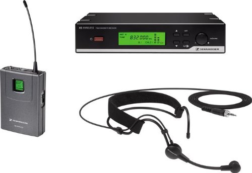 Sennheiser XSW 52-A XS Wireless Headset System - SK 20, ME 3 and EM 10 Receiver - 