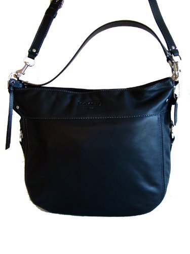 Coach Leather Convertible Zoe Hobo Handbag, Large, 