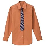 Boys' Cherokee Shirt and Tie Set - Orange