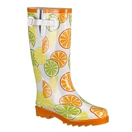 Citrus City Rain Boots - White