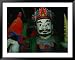 Detail of Statue Outside Temple in Korean Folk Village, Suwon, Gyeonggi-Do, South Korea Lonely Planet Collection Framed Art Poster Print by Eric Wheater, 49x39