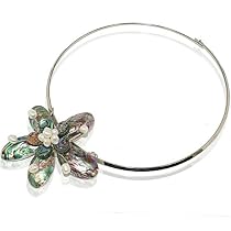  Abalone and Fresh Water Pearl Choker Necklace [Jewelry]