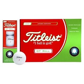 Titleist DT Roll Golf Balls, One Dozen