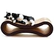 PetFusion Cat Scratcher Lounge - Deluxe (Walnut Brown)