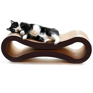 PetFusion Cat Scratcher Lounge, Walnut Brown PetFusion Cat Scratcher Lounge, Walnut Brown