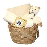 Natural Baby Baby Gift Basket - Eco-Friendly Organic Cotton