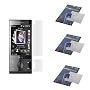 Premium Reusable LCD Screen Protector with Lint Cleaning Cloth -3 Packs for HTC Touch Diamond P3700 Smartphone