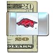 University of Arkansas Pewter Money Clip NCAA