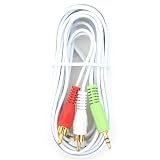 RiteAV - 3.5mm to Stereo RCA Male Cable - 12 ft.