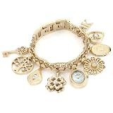 AK Anne Klein Womens  10-8096CHRM Swarovski Crystal