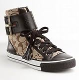 Coach A1551 Fizzle Signature High Top Sneaker Size 9.5