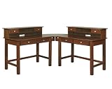Home Styles Hanover Student Desk/Hutch Combo Corner Unit