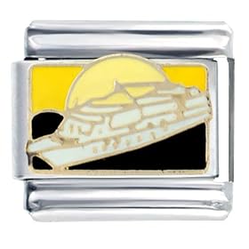 Vacation Cruise Ship Travel & Flags Italian Charm