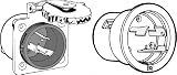 Marinco 305CRMB Replacement Interior for 303 3-Wire Locking Power Inlets (303SSEL-B, 303SSEL-BRV)