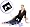 www.bauchbinden.com - Bauchband Bauchbinde mit s��em Motiv in schwarz (h7)