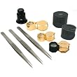 7 4x 10x Hexagon Eye Loupe Gem Diamond Tweezers Tools