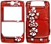 Red Hawaii - Motorola Q Protective Hard Case / Moto Q Snap on Hard Case Fa