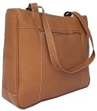 Piel Fashion Shopping Bag (Saddle)