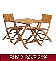 Brooklyn Table & 2 Butterfly Chairs