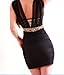New Sexy Ladies Sequin Empire Waist See-through Mesh Sleeveless Party Dress