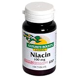 Nature's Bounty Natural Niacin, 100 mg, 100 Tablets (Pack of 6)