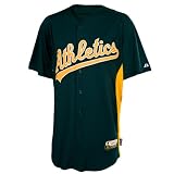 Oakland Athletics Authentic 2012 COOL BASE Batting Practice MLB Baseball Jersey Size L